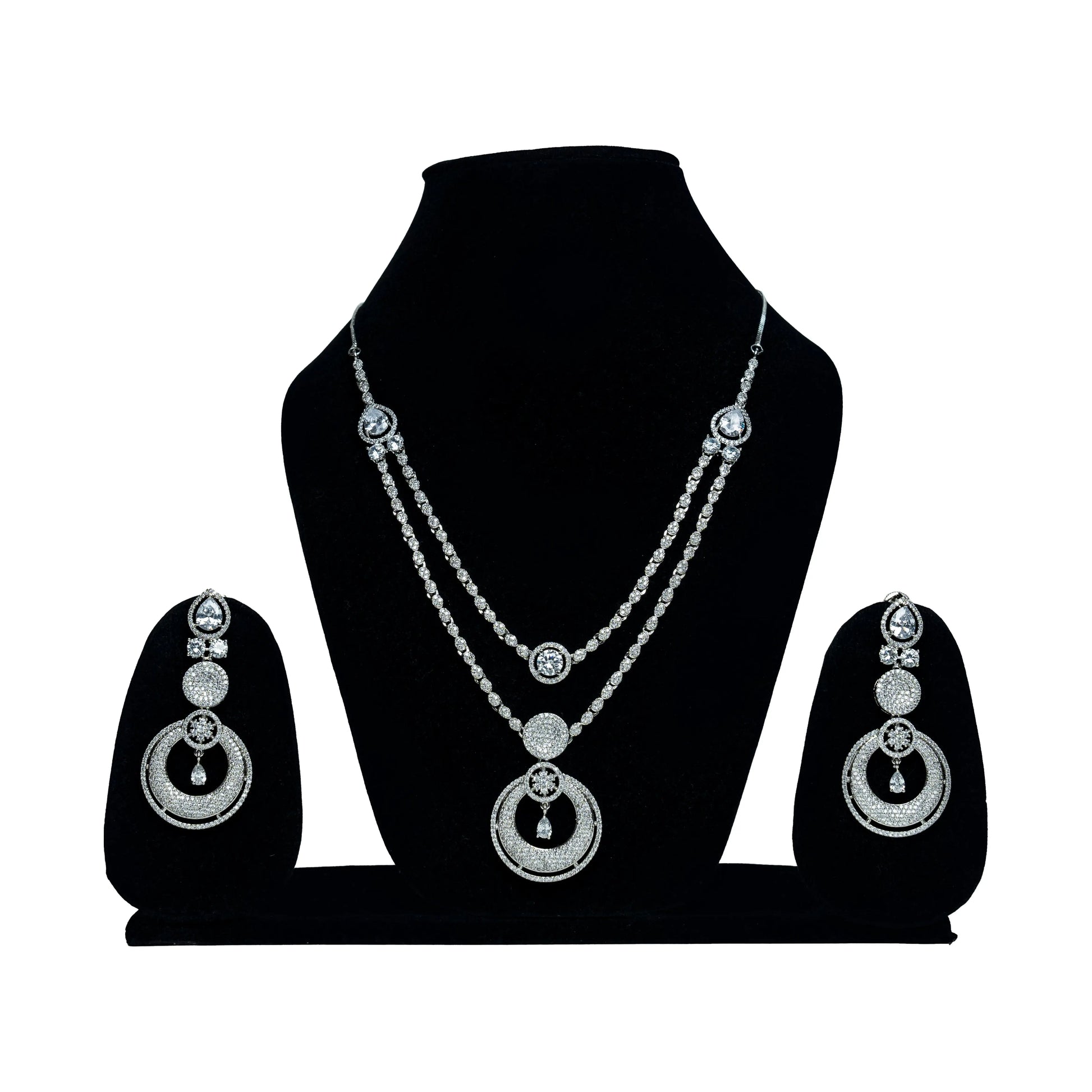 Silver Round Necklace