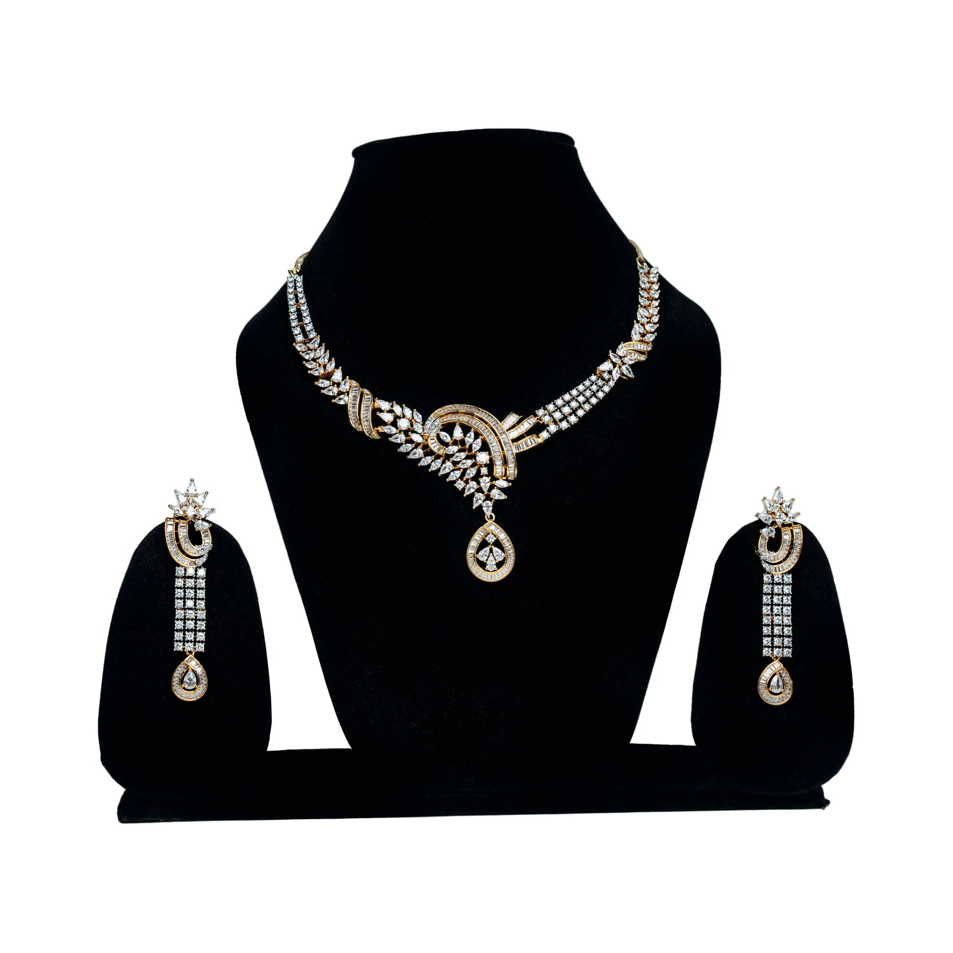Designer AD Stone Artificial Necklace Set