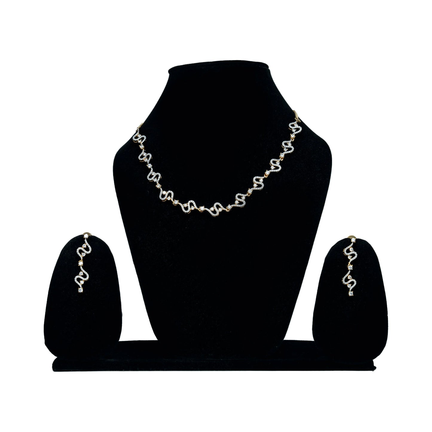 AD Necklace in S Shape - VERDOT