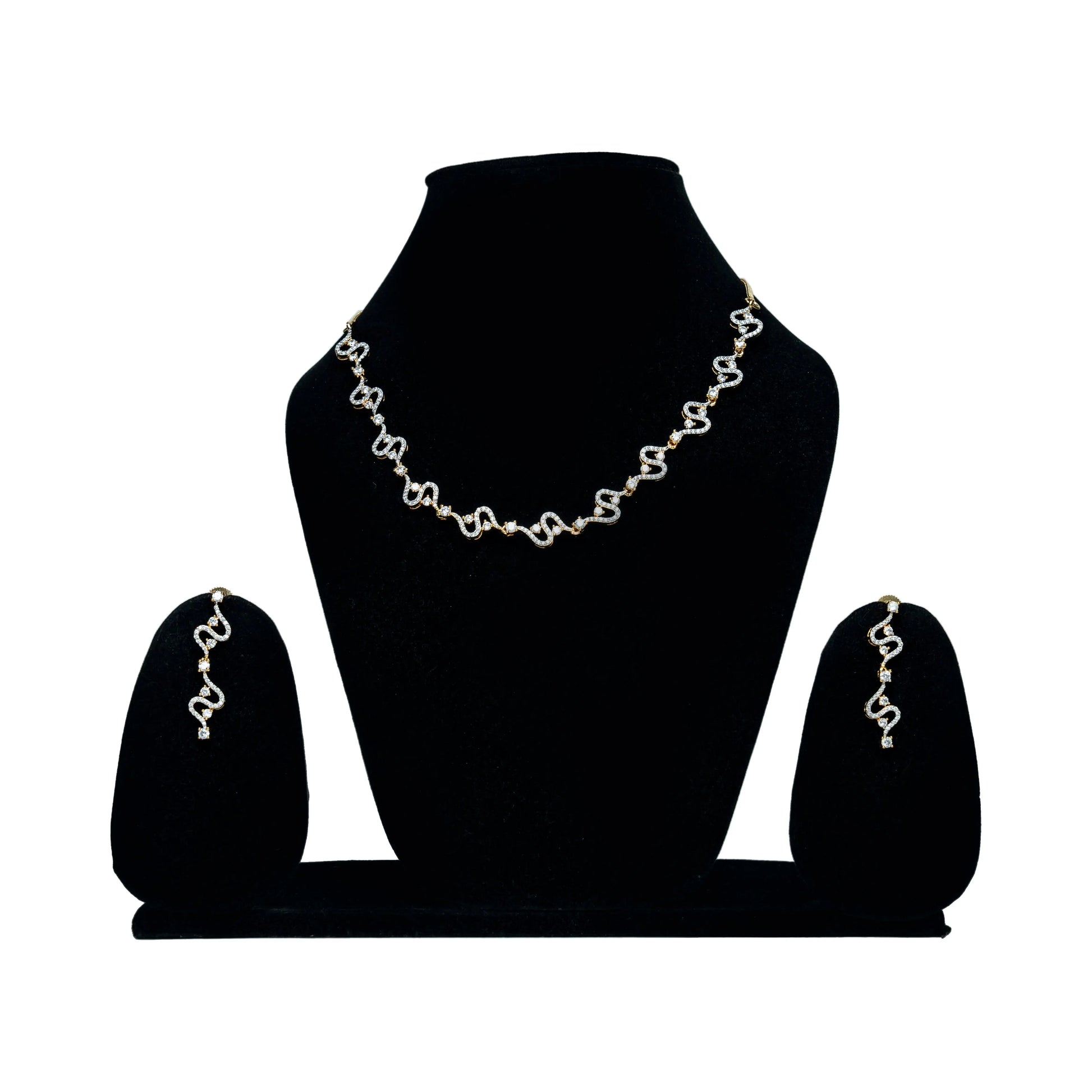 AD Necklace in S Shape - VERDOT