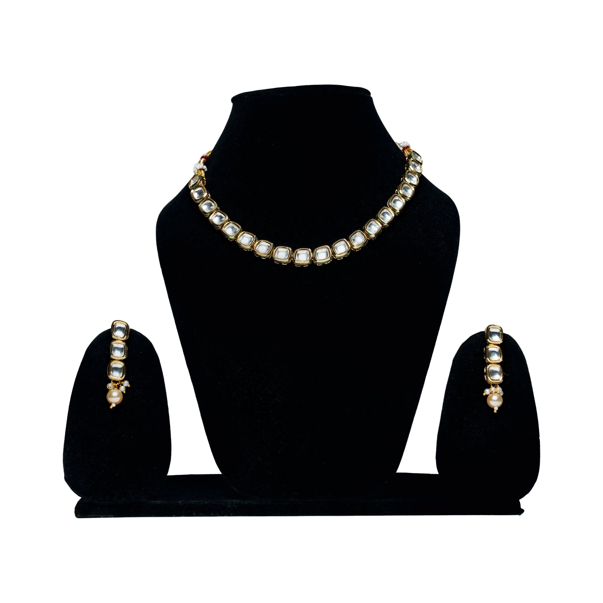 Traditional Indian Kundan Necklace Set