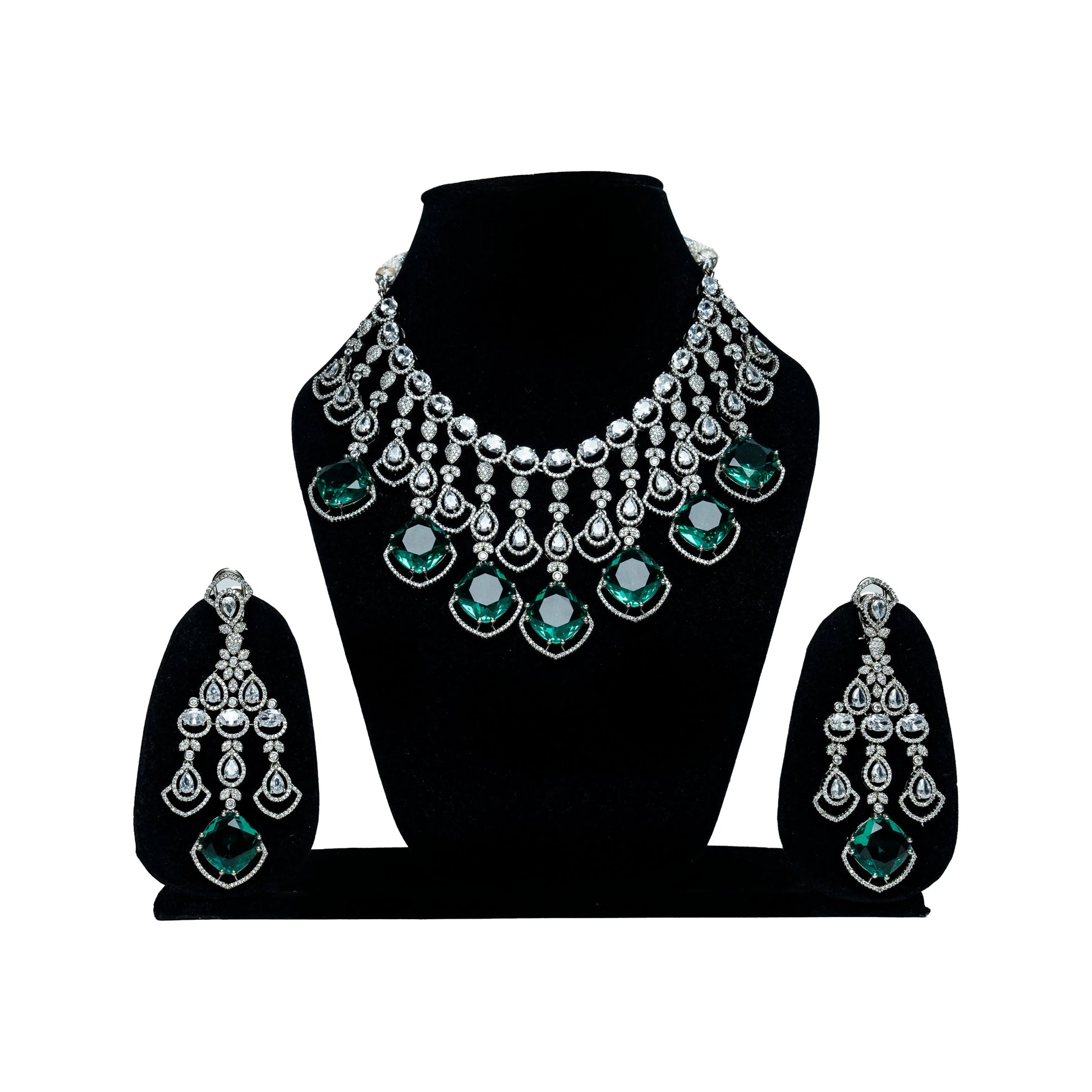 Emerald Green AD Necklace