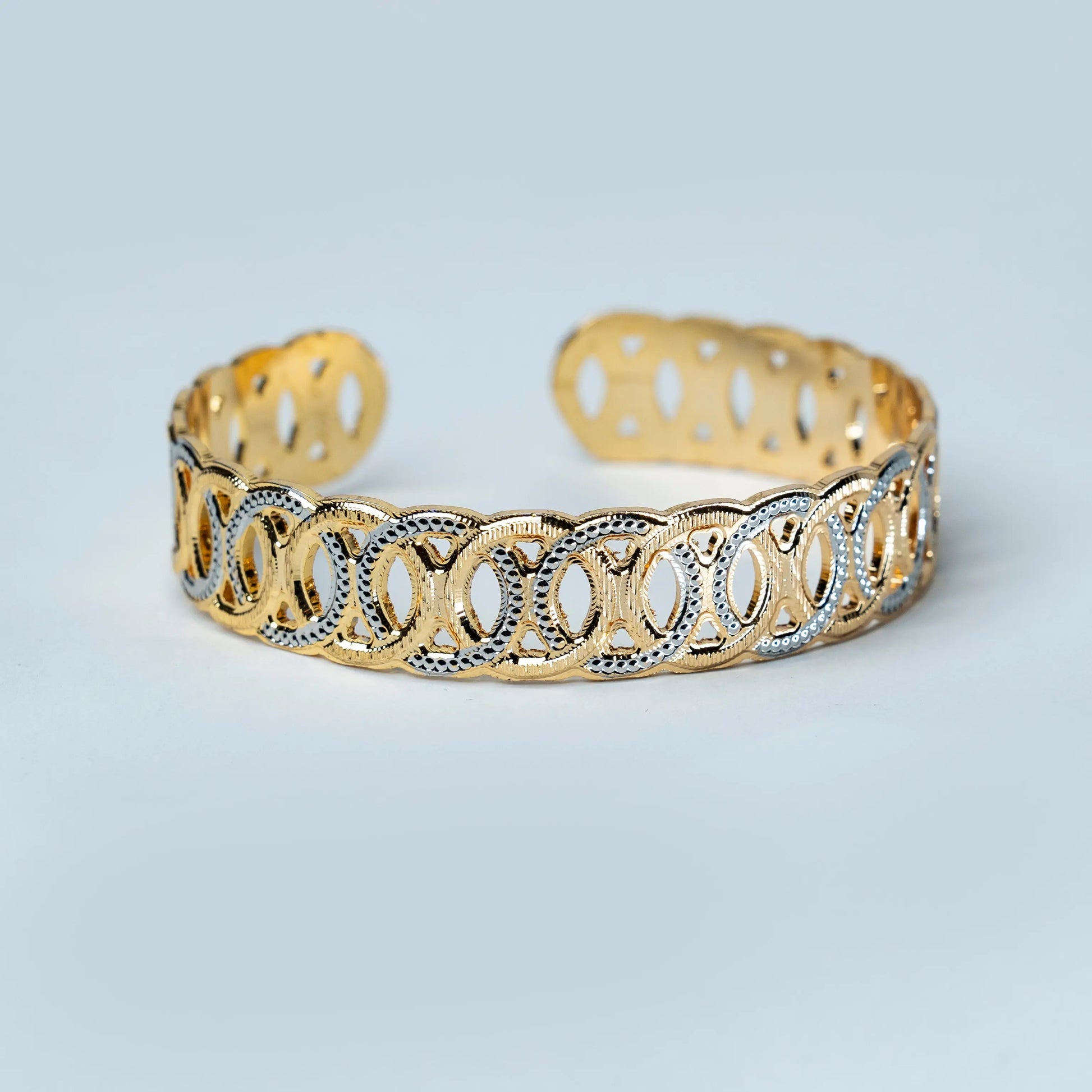 Open Gold Cuff Bracelet