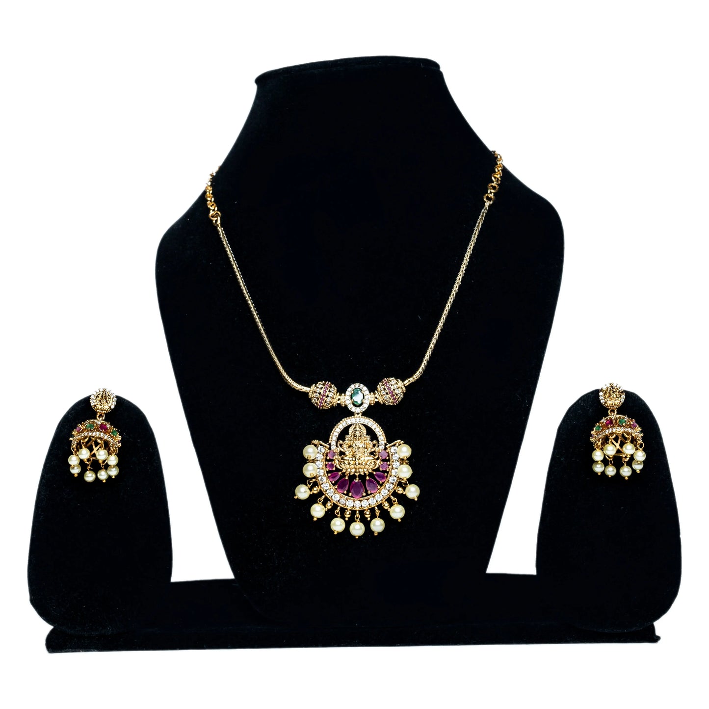 Antique Lakshmi Temple Jewelry Set
