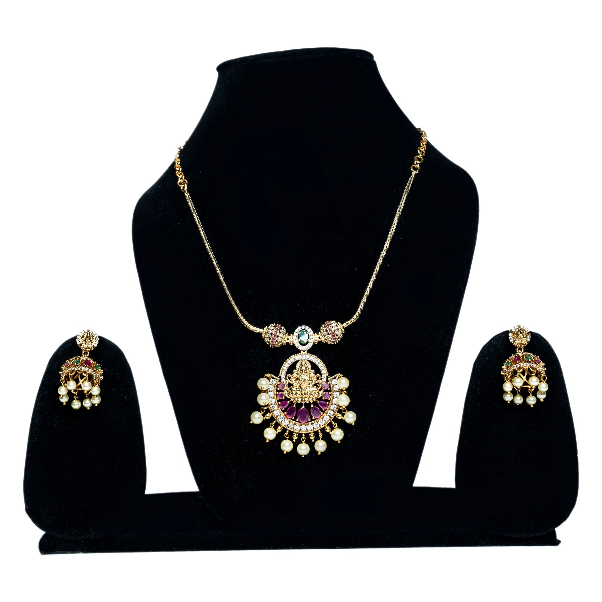 Antique  Lakshmi Temple Jewelry Set