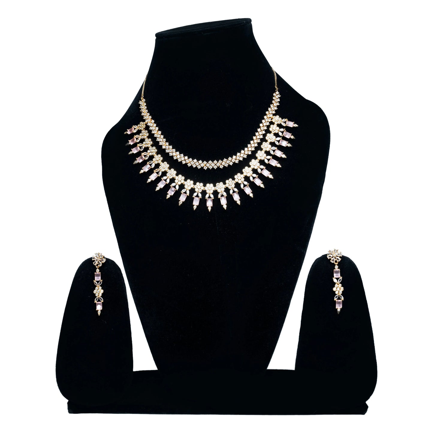 Double layered Unique Necklace Set