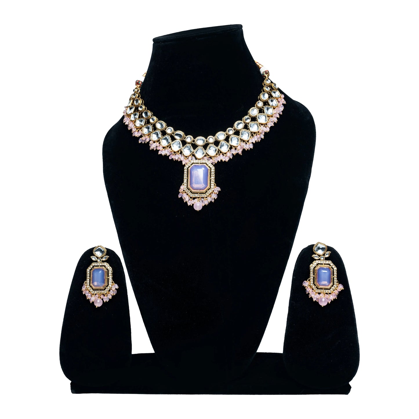 Lavender Stone Jewelry Set