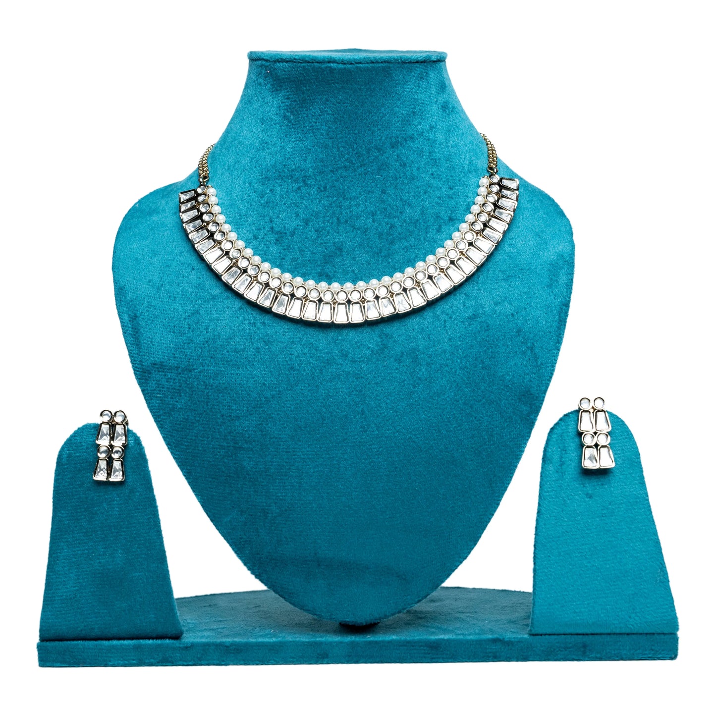 Polki Kundan Necklace Set for Bridal