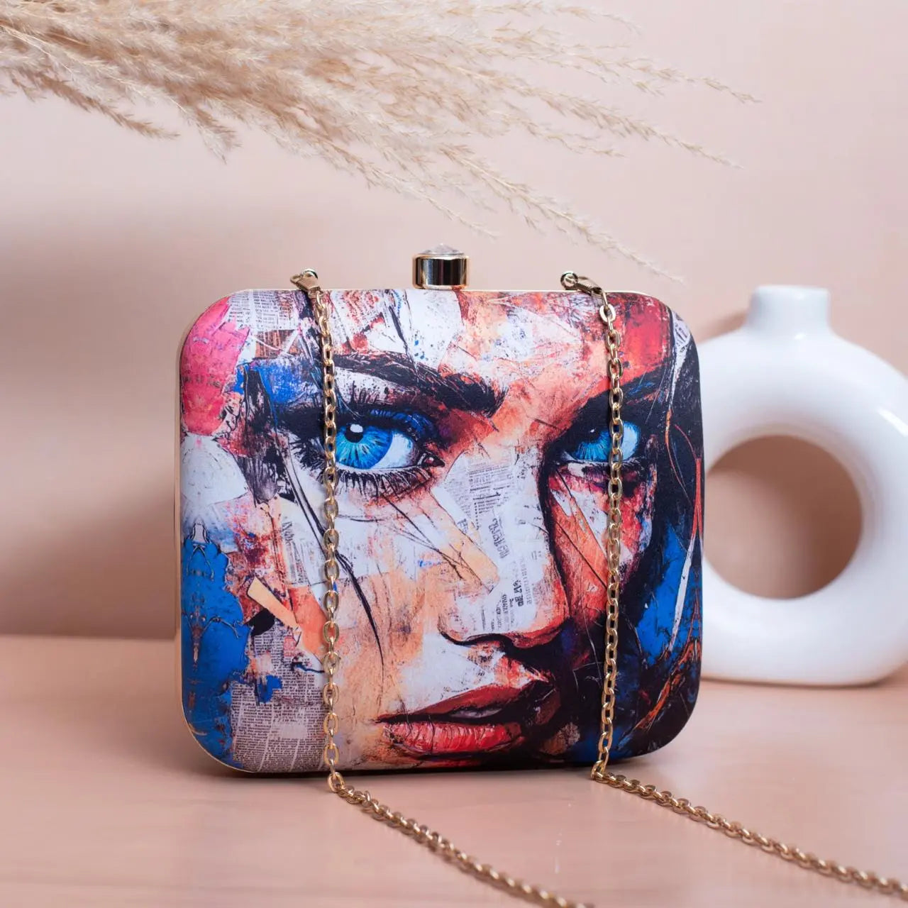 Printed Fashionable clutch