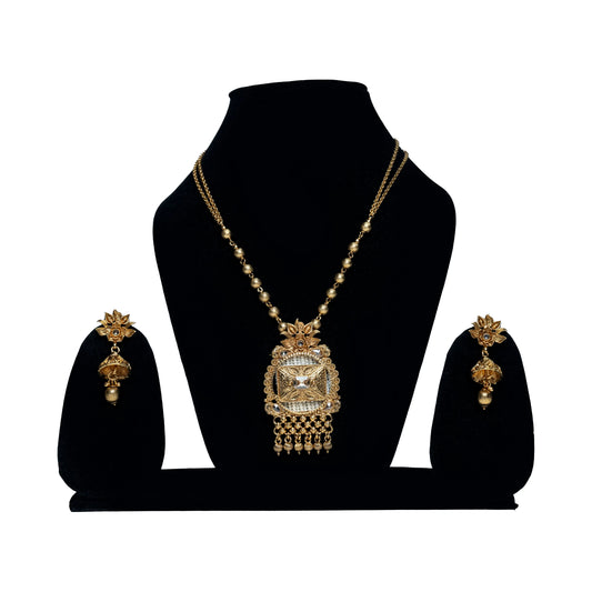 Rajwada Royal Whisper Sleek Necklace