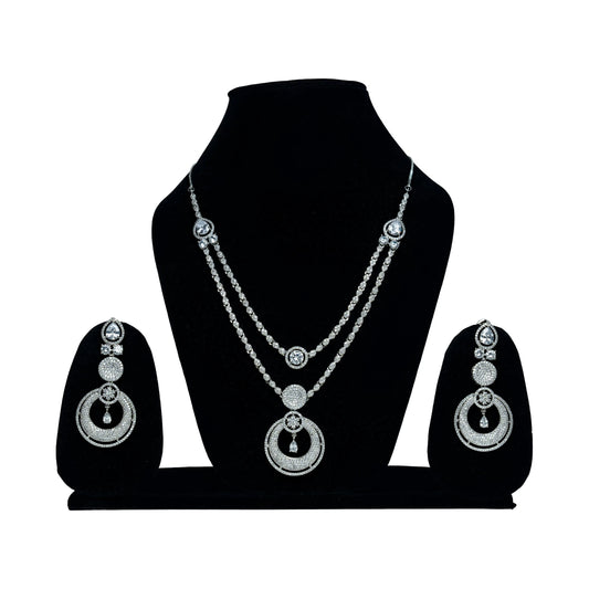 Silver Round Necklace