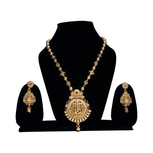 Rajwada Ganesh Ji Mala Necklace