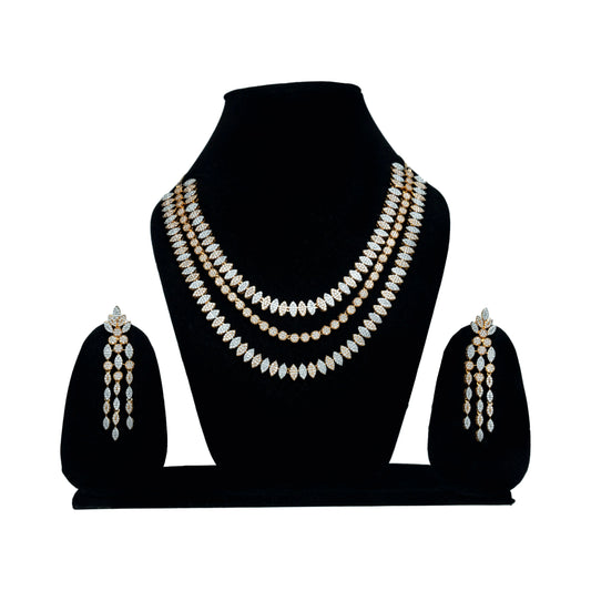 Trinity Triple Layered Necklace