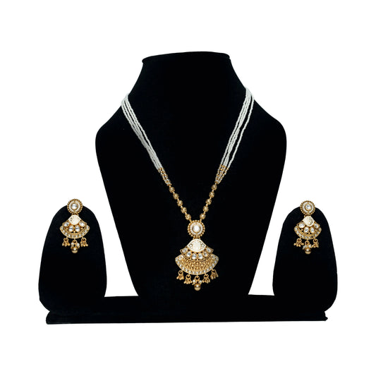 Rajwada Style Traditional Necklace Set