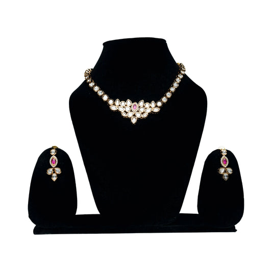 Priyaasi Pearl and Kundan Jewellery Set