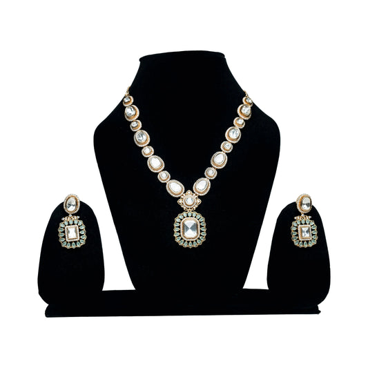 Classic Kundan Choker Necklace Set