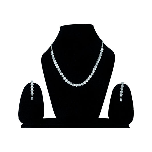 Elegant Minimalist Diamond Jewelry set