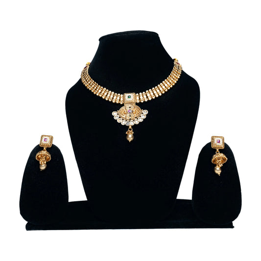Elegant Rajwada Choker Set