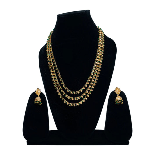 Antique Layered Rajwada Necklace