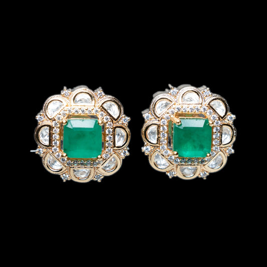 Green Square  Kundan Tops