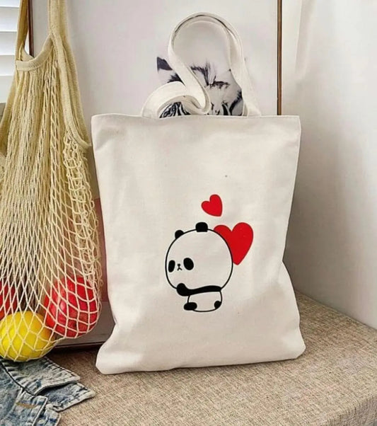 Panda Love Tote Bag